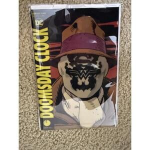 Doomsday Clock (2018) #1 Dave Gibbons Lenticular Cover Gary Frank Geoff Johns NM